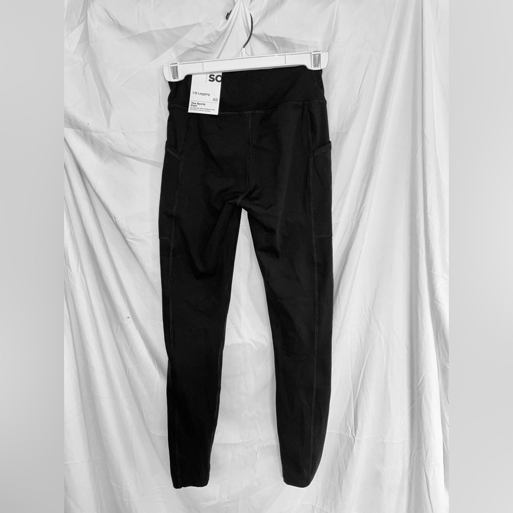 Girls XS athletic pants, Sonoma, black.
